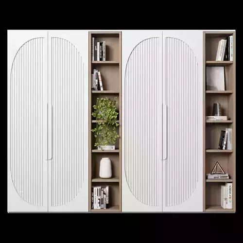 Cabinet with shelves 11