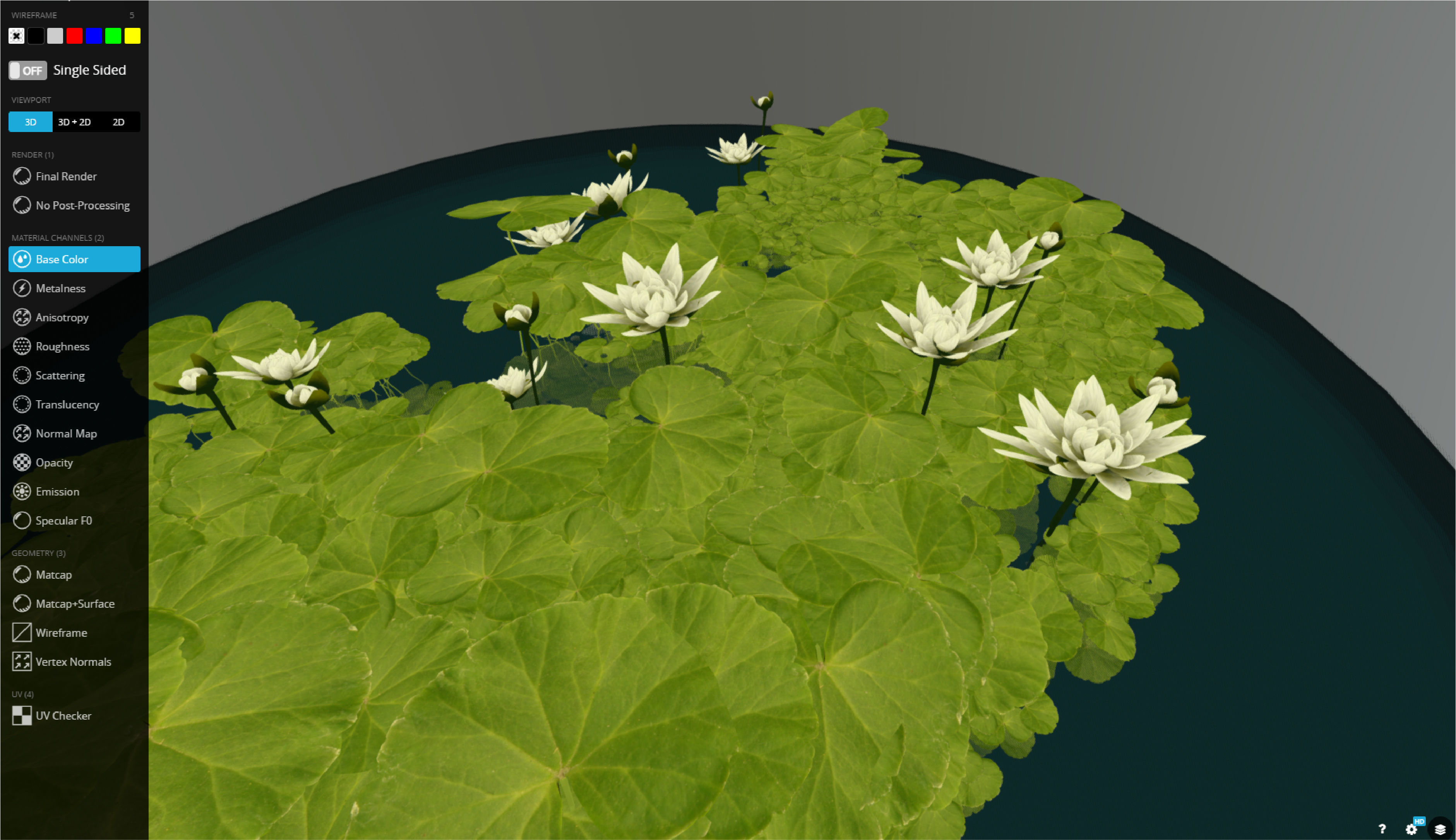 LILY POND  3D model_4