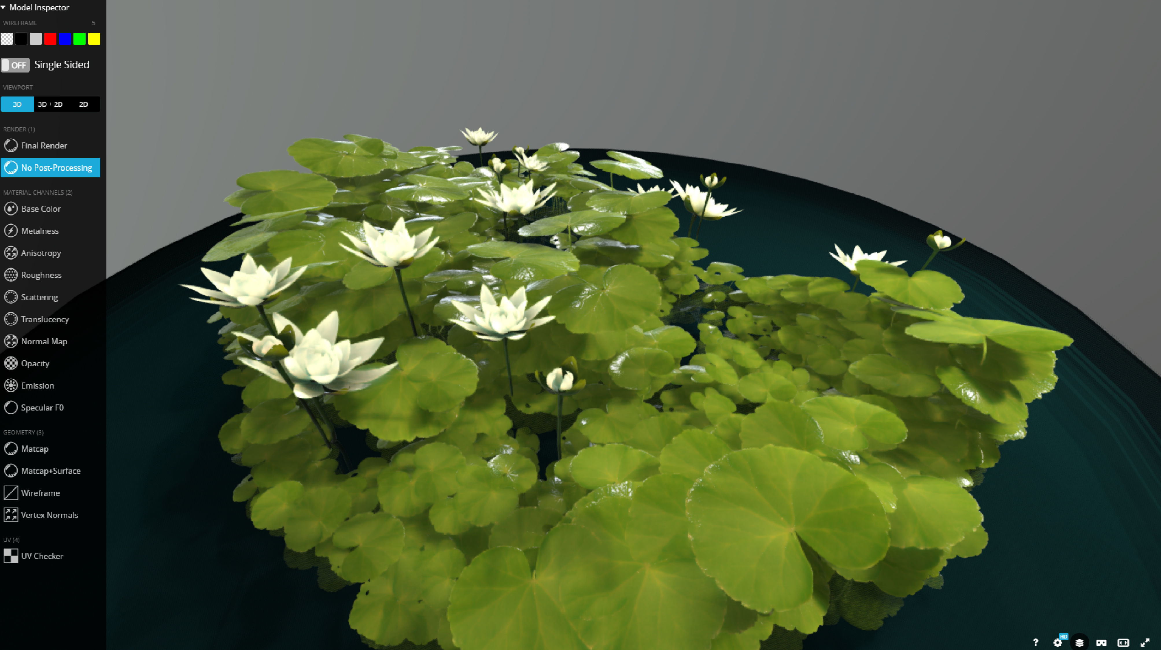 LILY POND  3D model_2