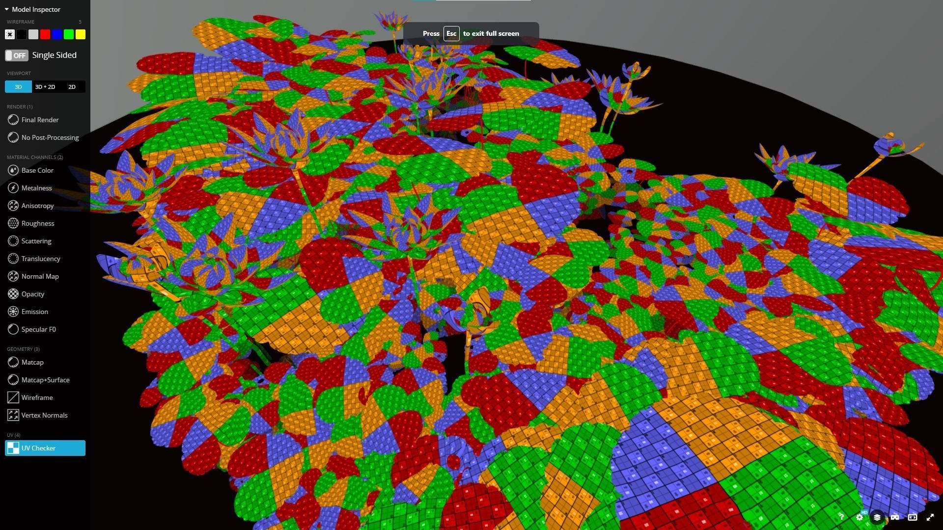 LILY POND  3D model_5