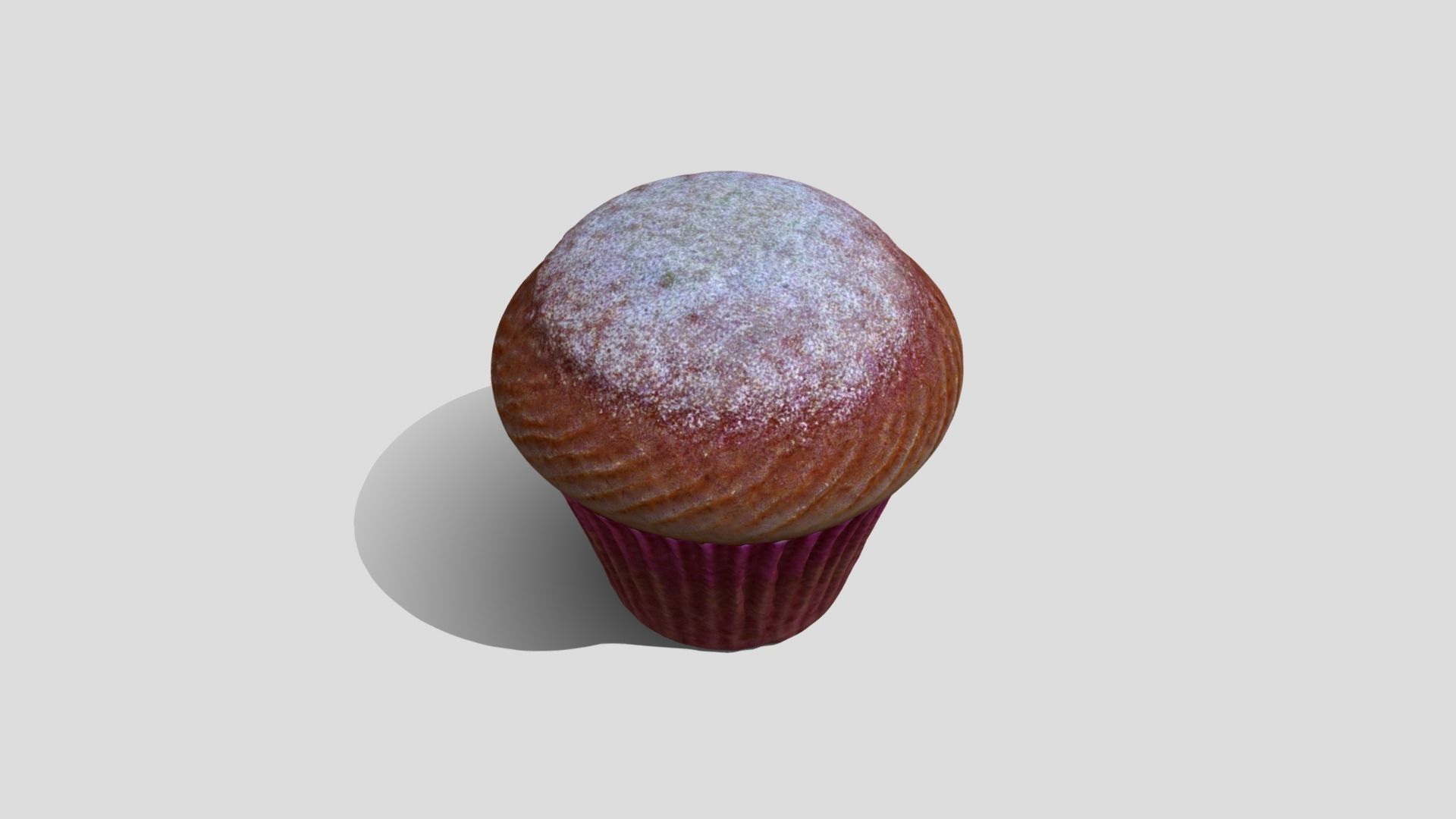 Cupcake 3D model_2