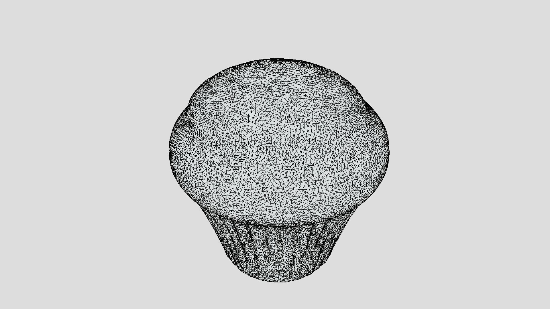Cupcake 3D model_6