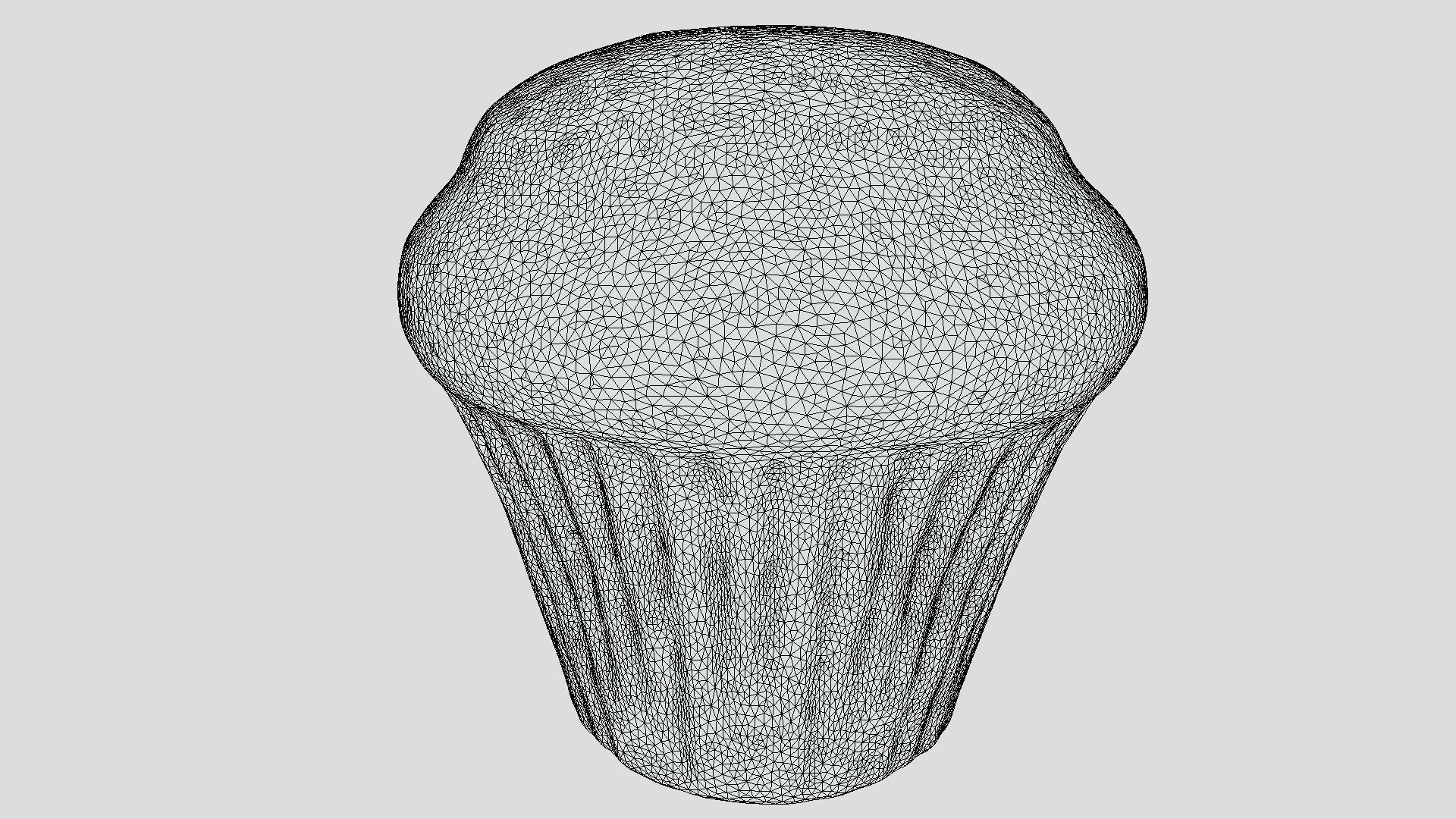 Cupcake 3D model_7