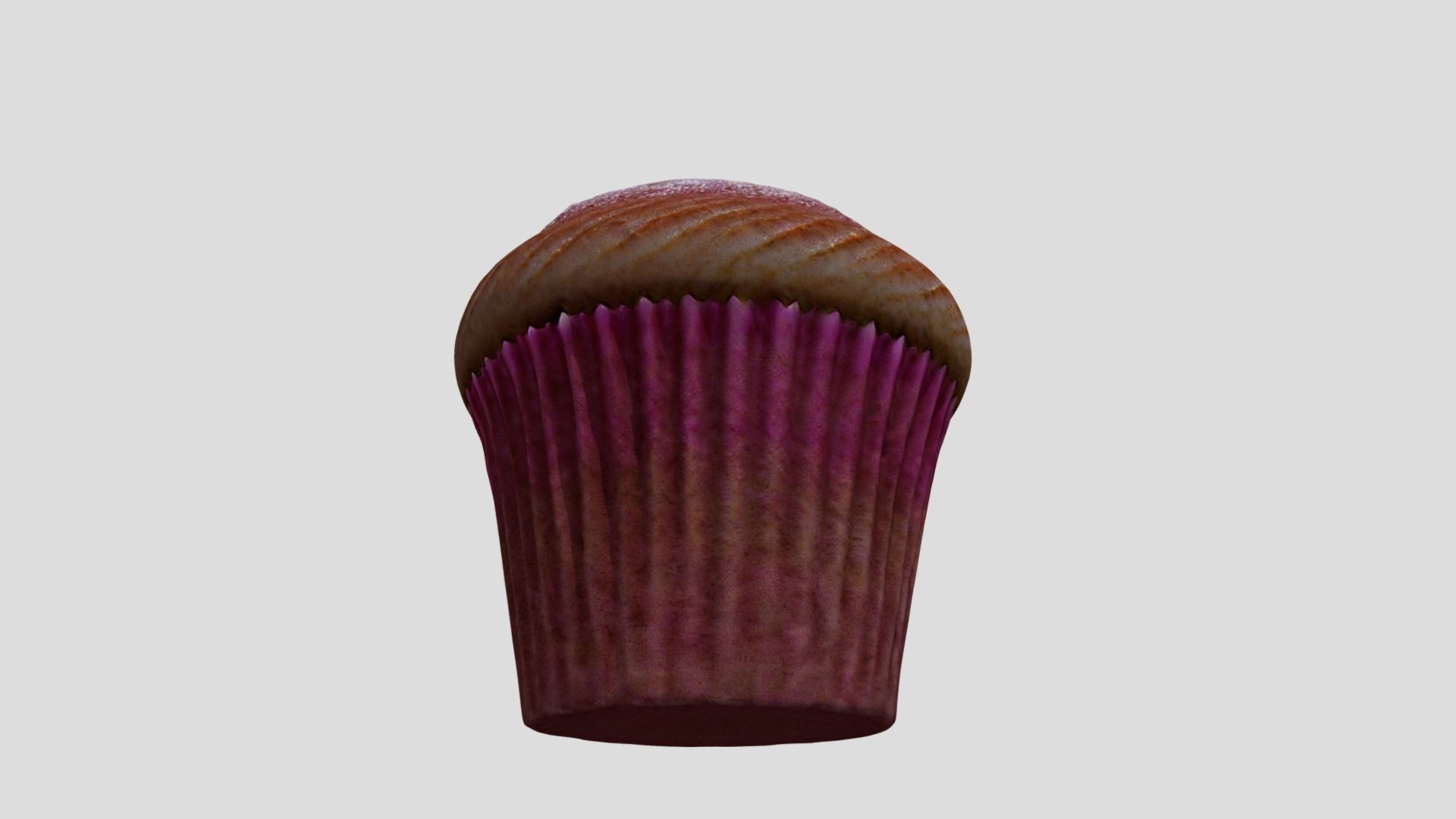 Cupcake 3D model_4