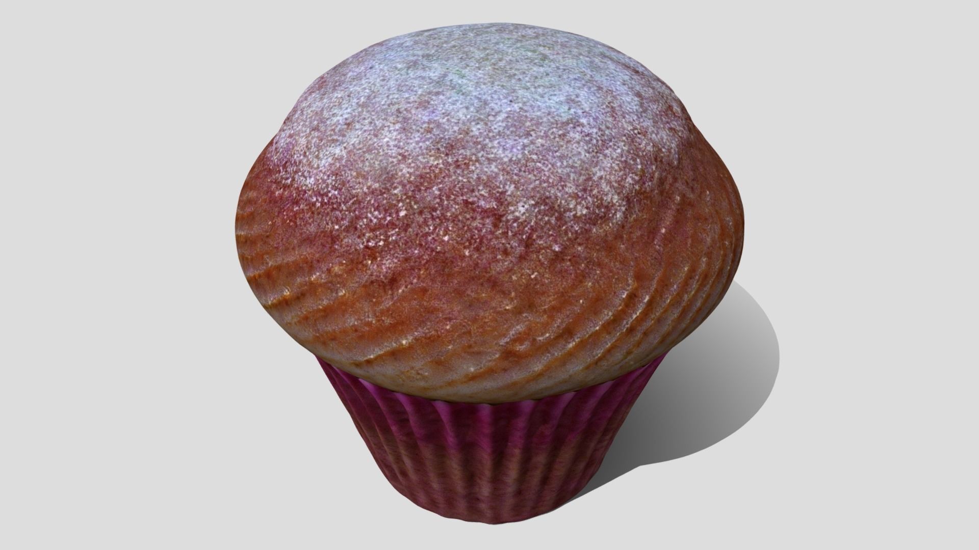 Cupcake 3D model_1
