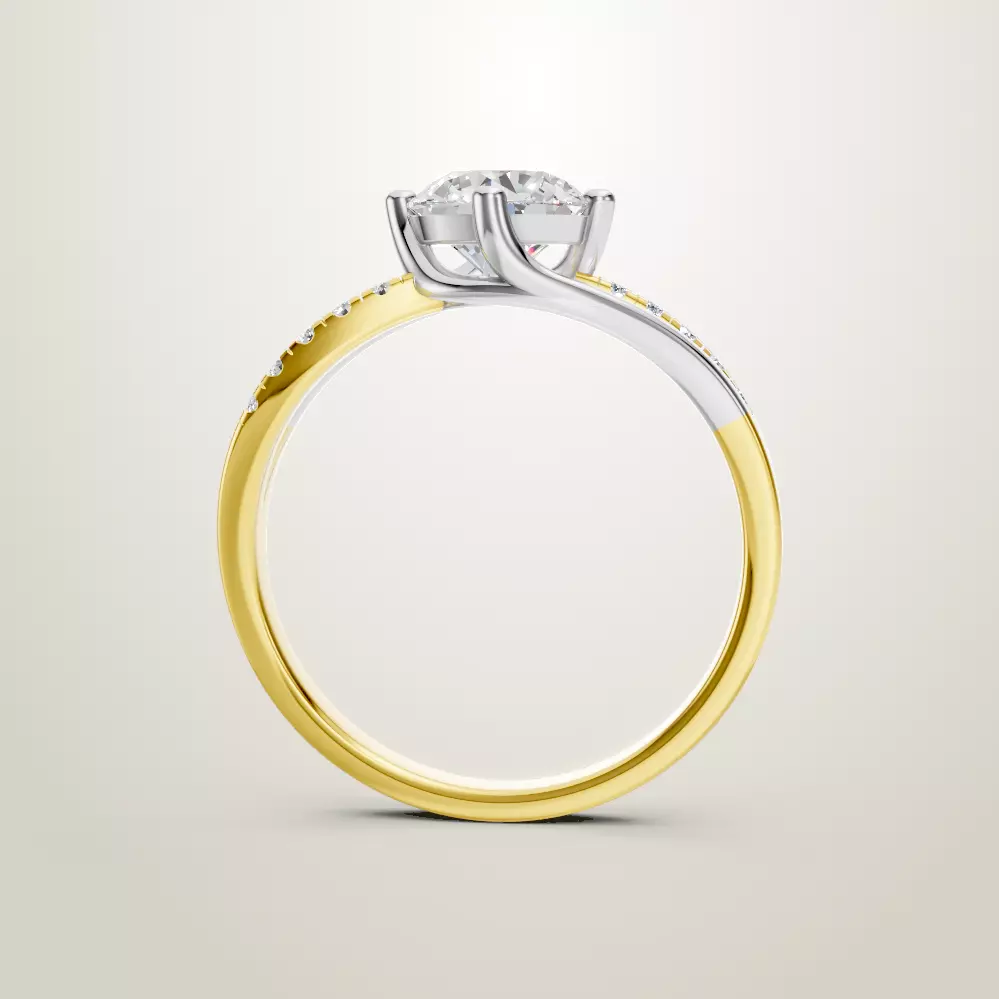 Engagement Wedding Ring 73 3D print model_1