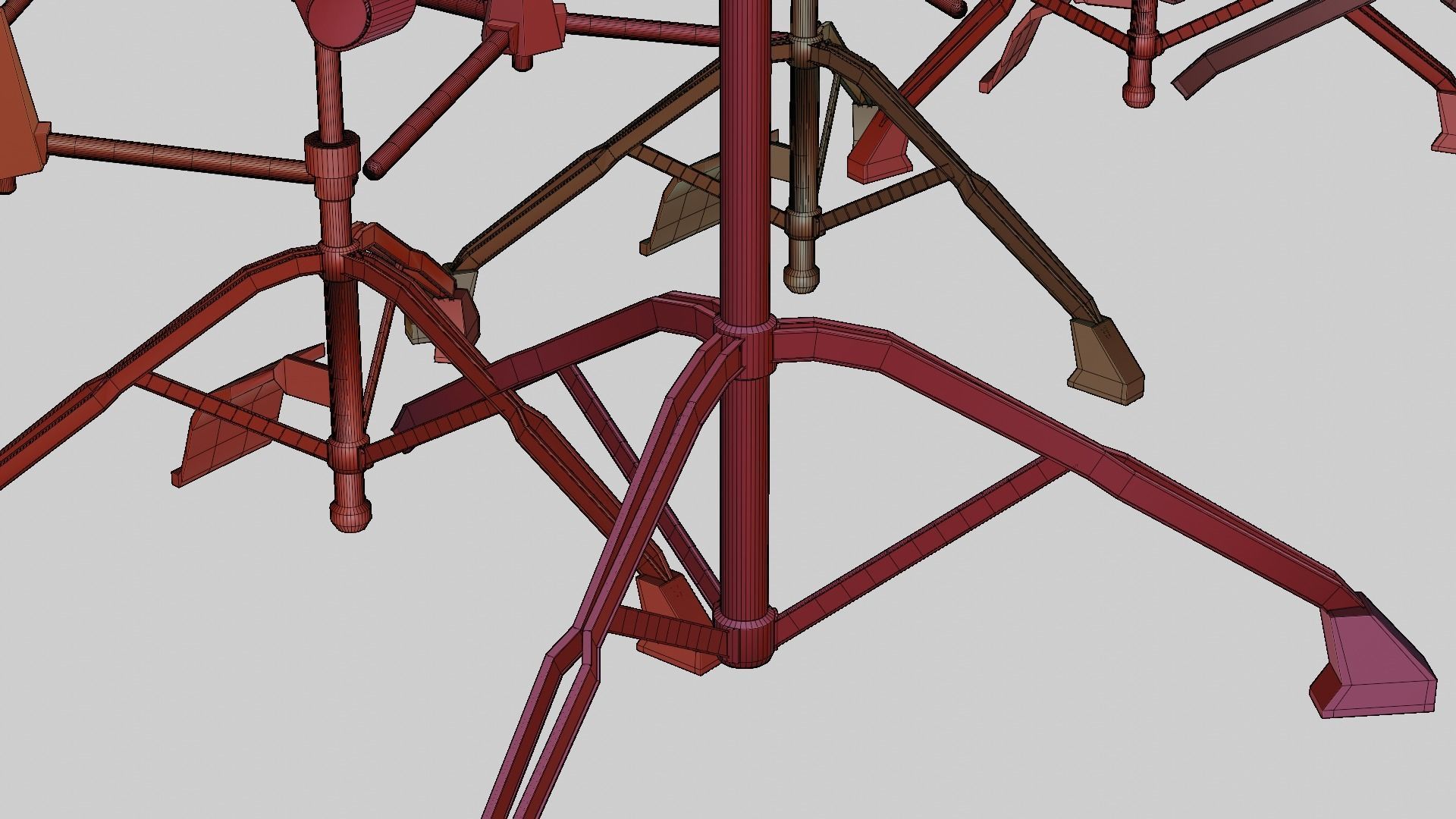industrial 40 piece drumset 3D model_13
