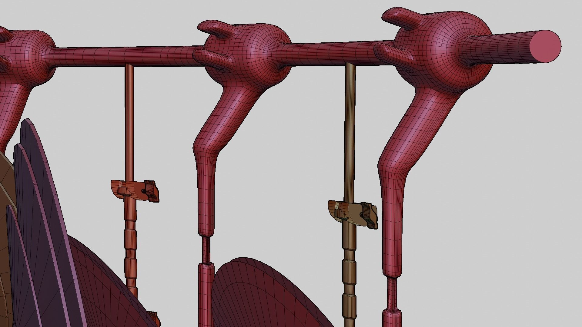 industrial 40 piece drumset 3D model_15