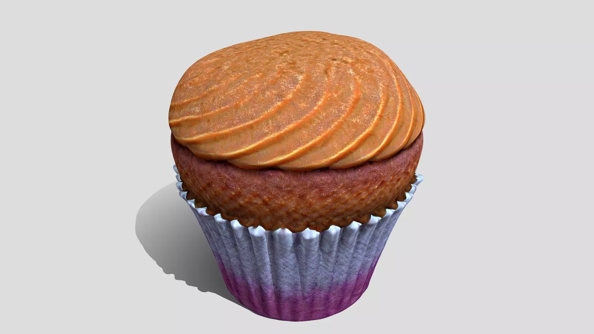 Cupcake 3D model_0