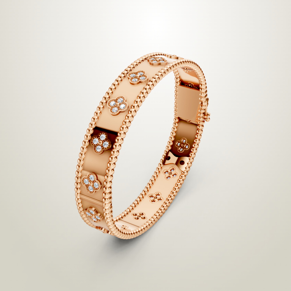 Van Cleef bracelet bangle 3D print model_2