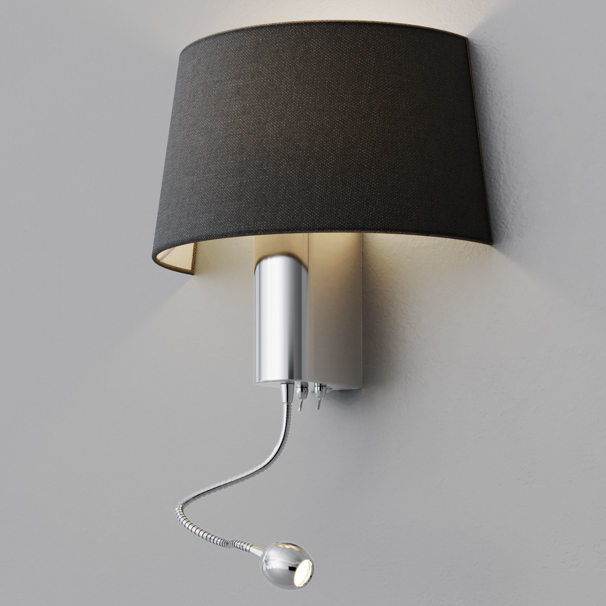Reading wall lamp Faro Barcelona HOTEL 3D model_5