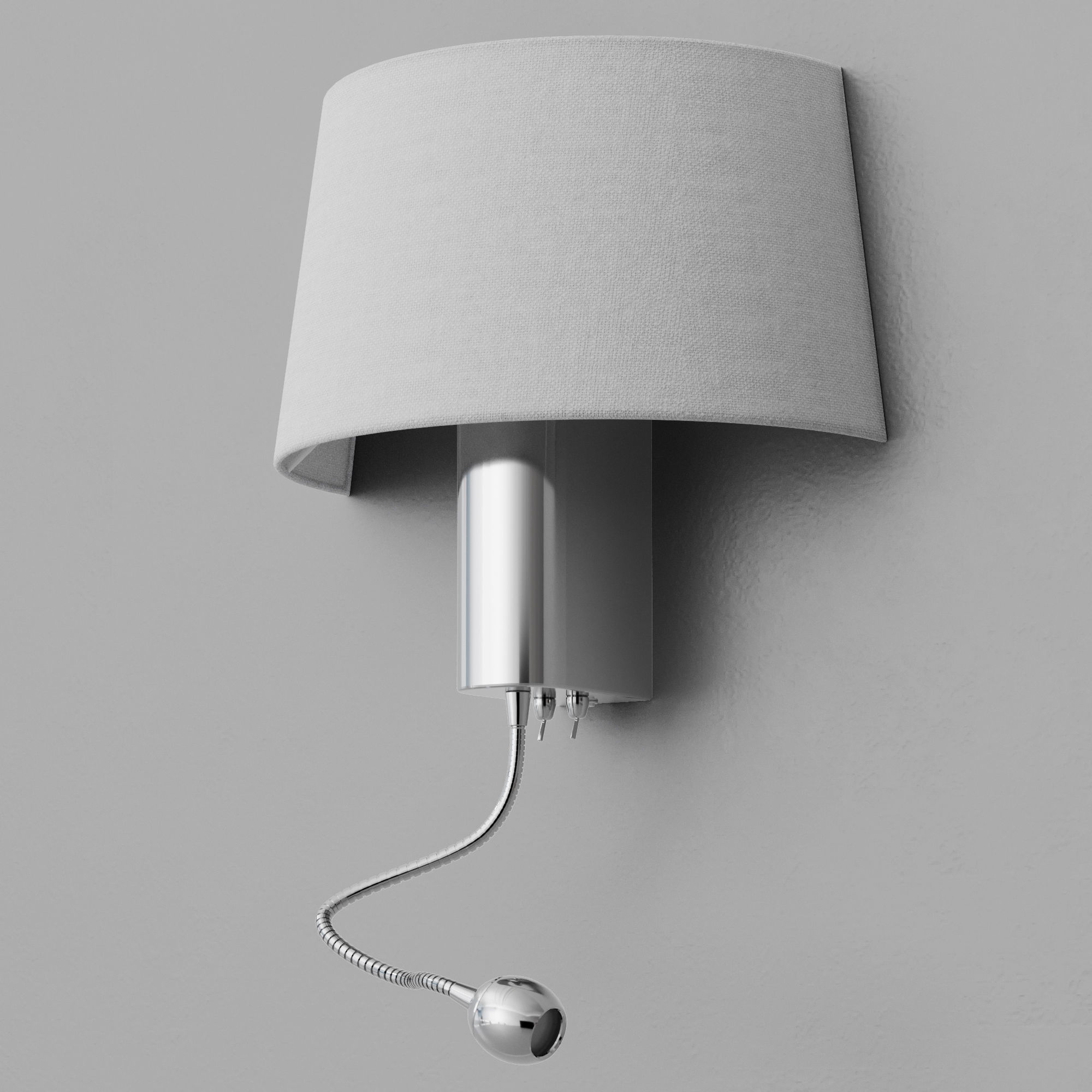 Reading wall lamp Faro Barcelona HOTEL 3D model_14