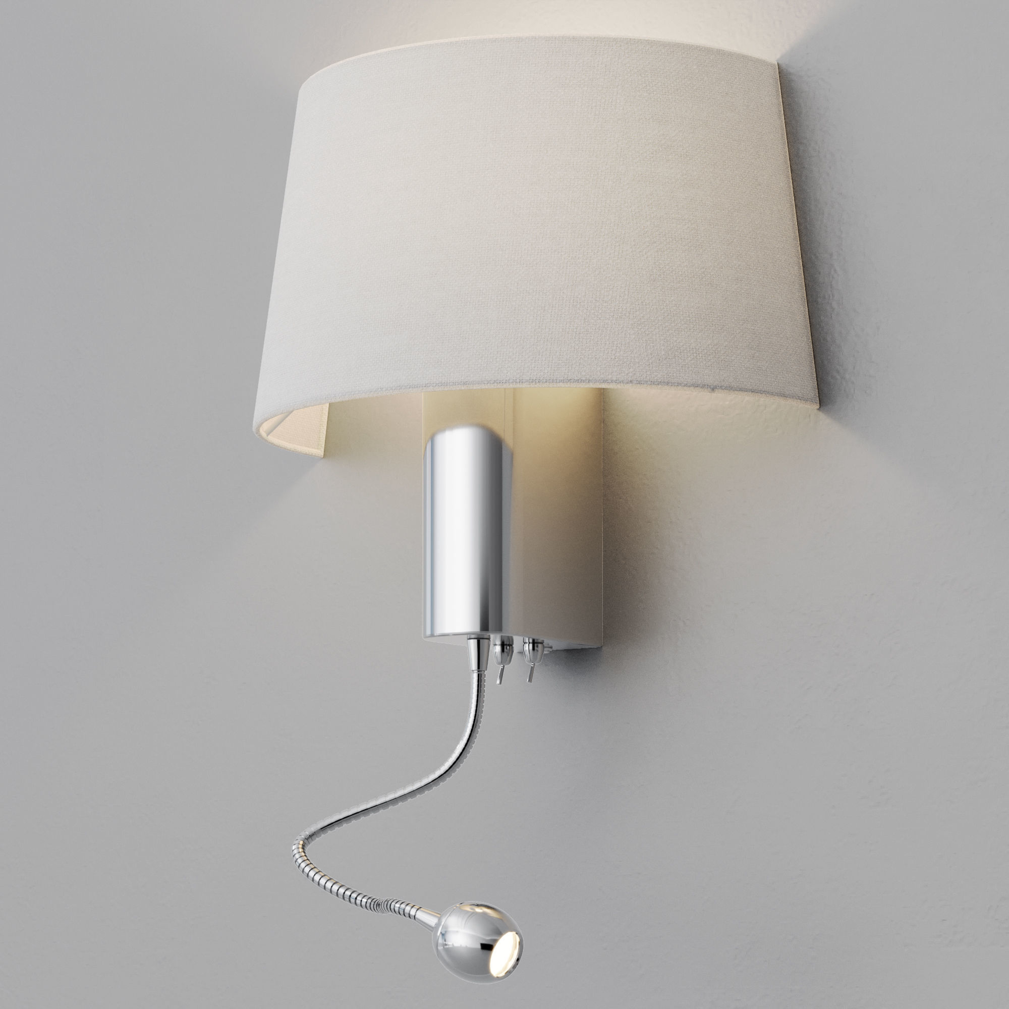 Reading wall lamp Faro Barcelona HOTEL 3D model_6
