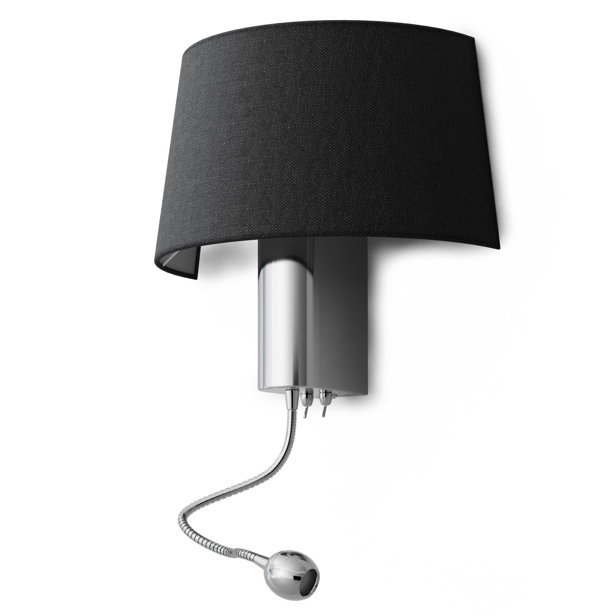 Reading wall lamp Faro Barcelona HOTEL 3D model_9