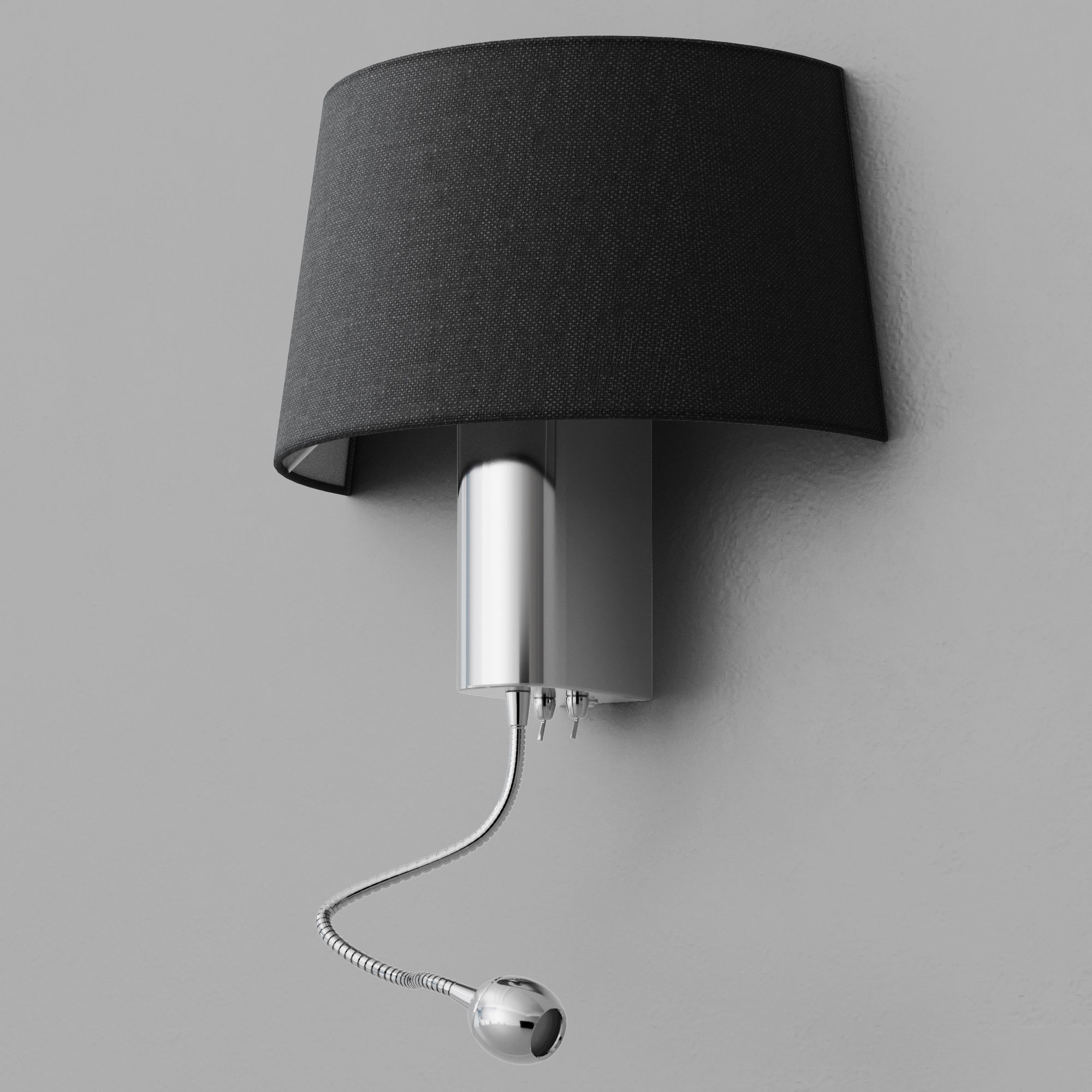 Reading wall lamp Faro Barcelona HOTEL 3D model_13