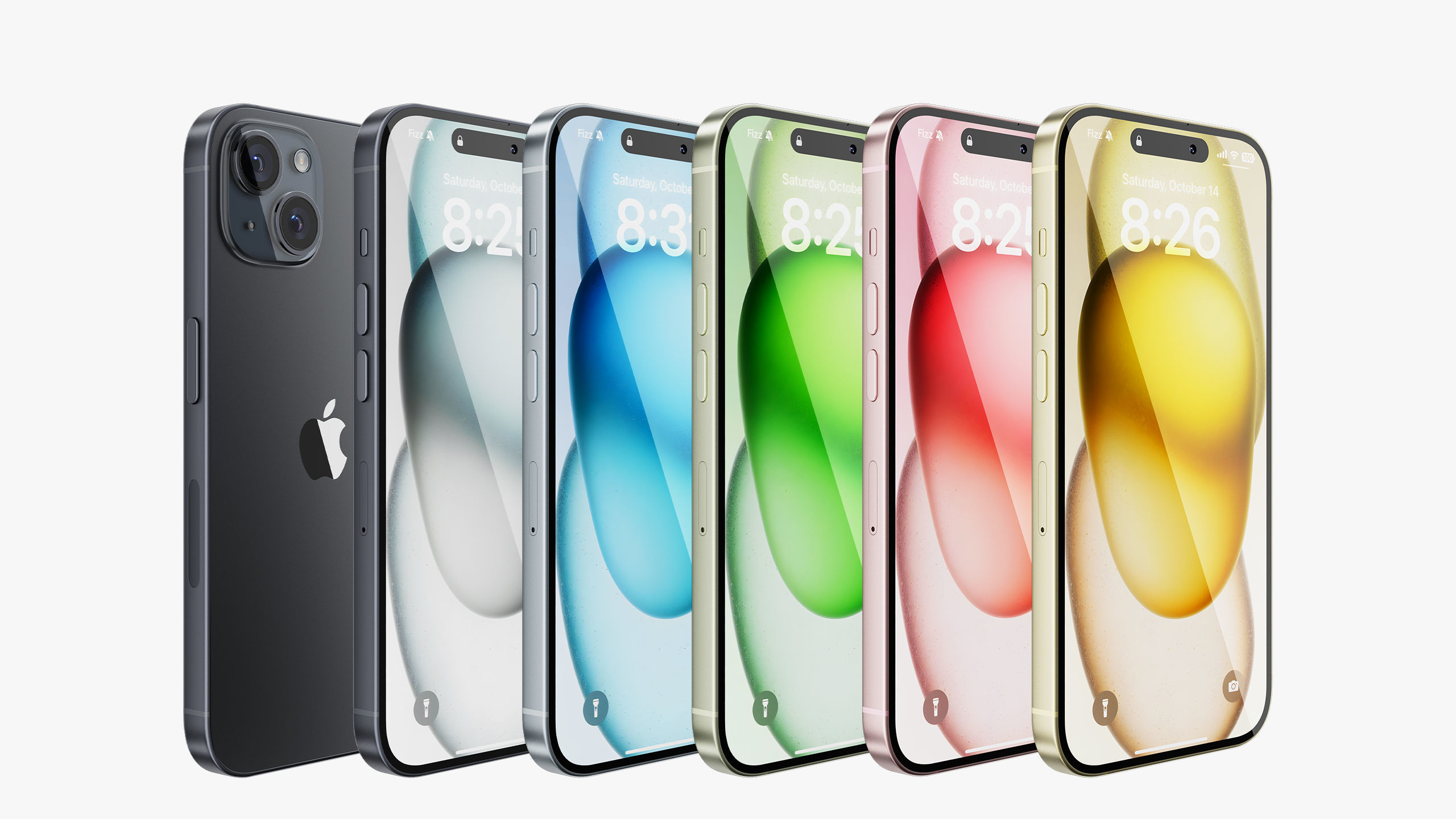 Apple iPhone 15 - 15 Plus Collection 3D model_2