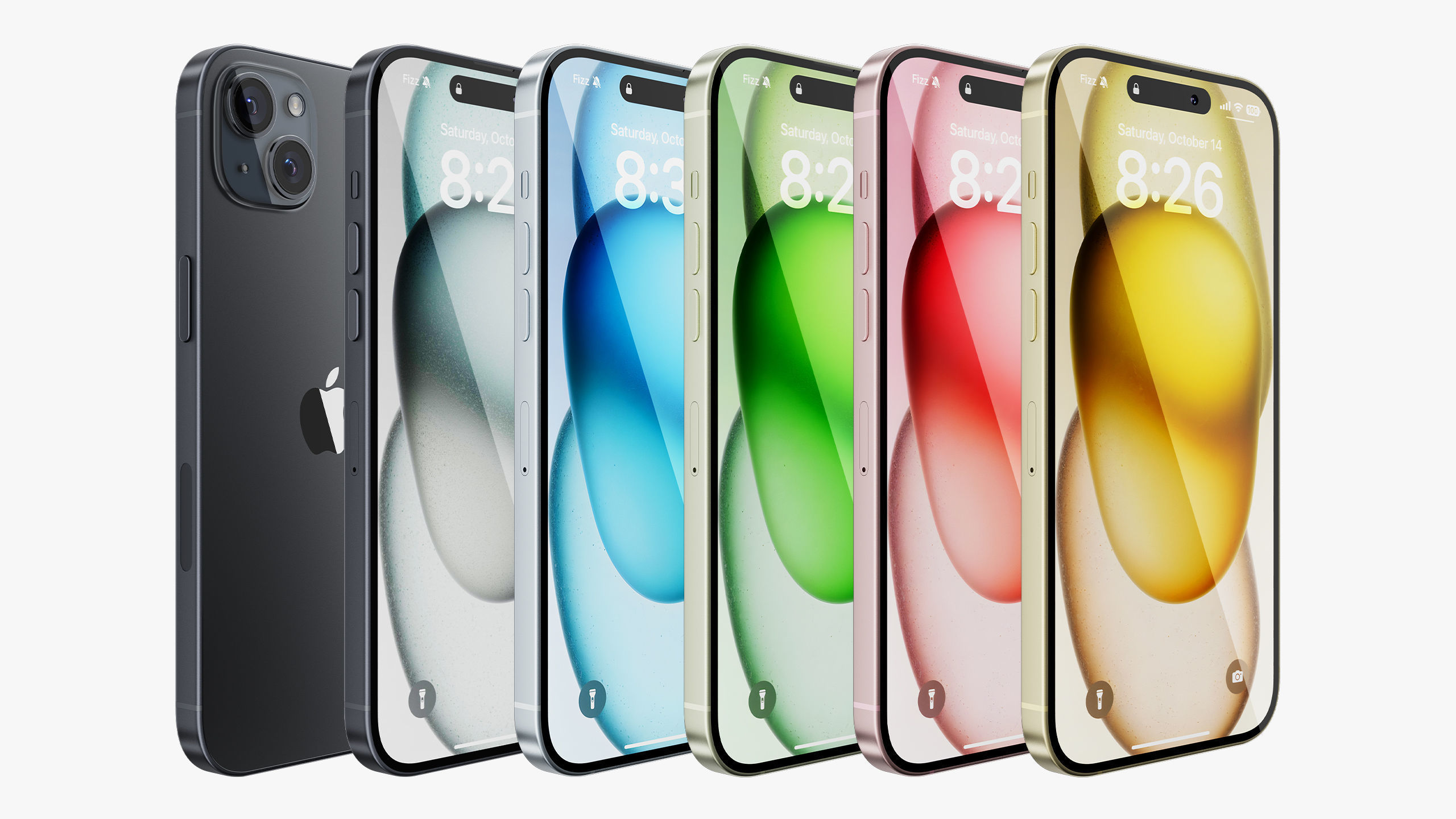 Apple iPhone 15 - 15 Plus Collection 3D model_1