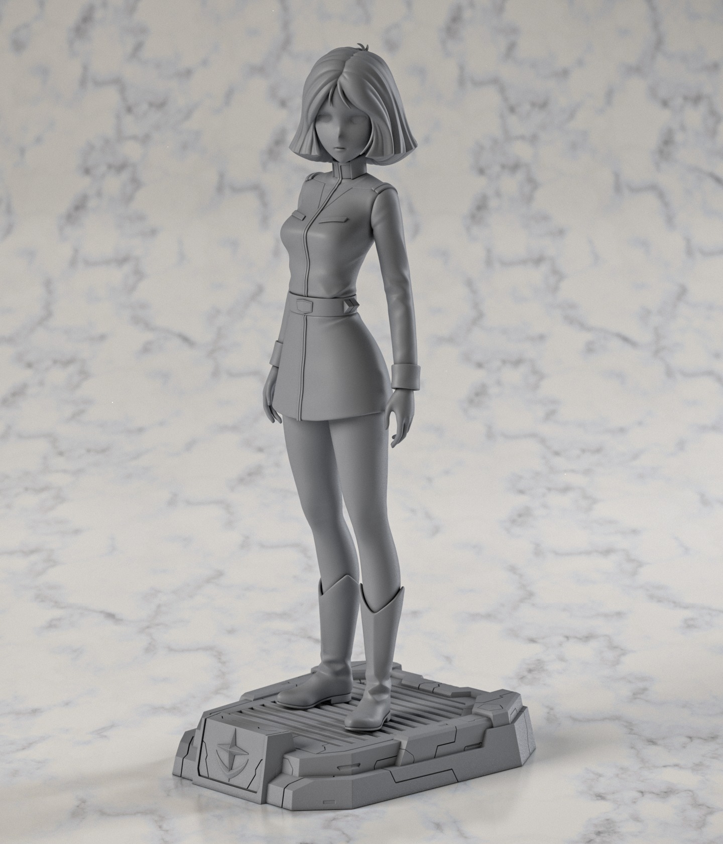 Sayla Mass - Mobile Suit Gundam 3D print model_3