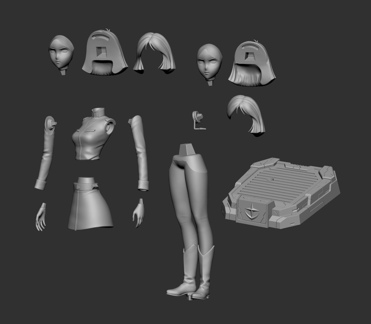 Sayla Mass - Mobile Suit Gundam 3D print model_4