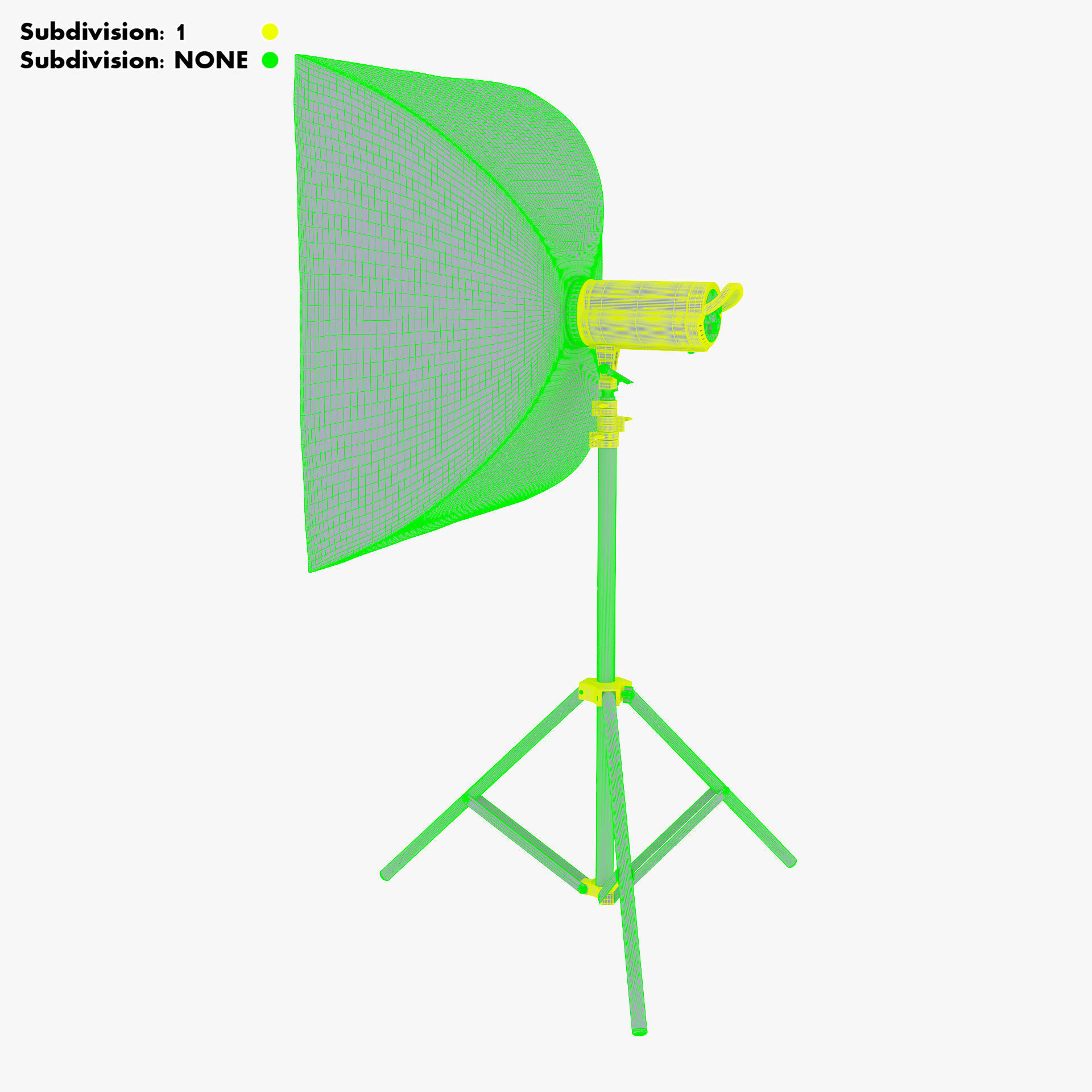Studio Softbox Light M 2 3D model_40