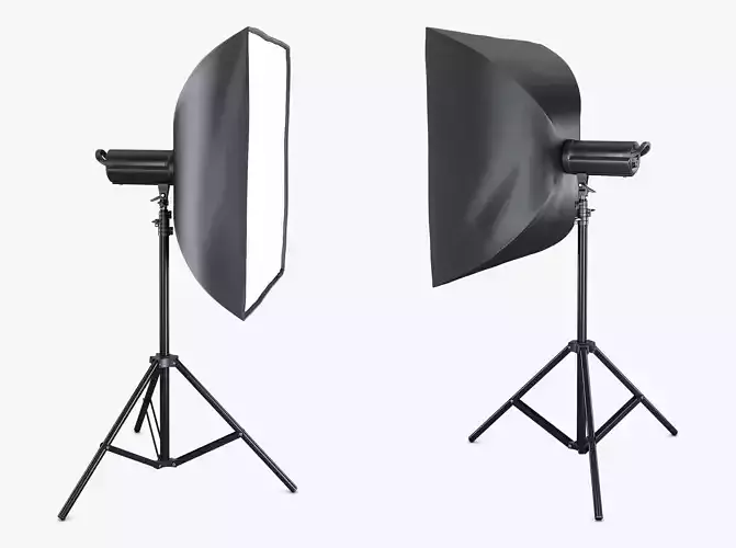 Studio Softbox Light M 2 3D model