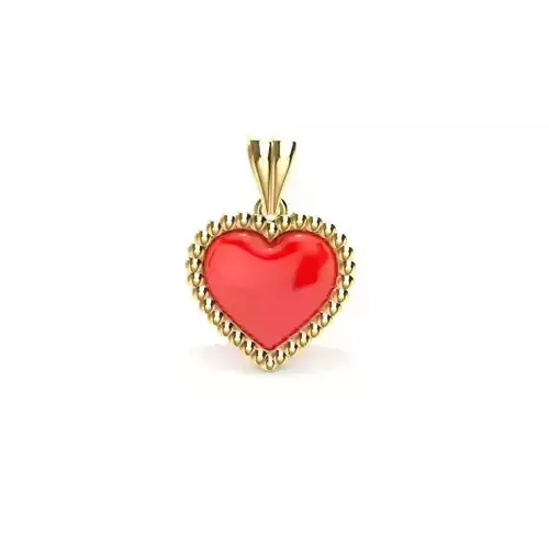 Heart Pendant 3D print model