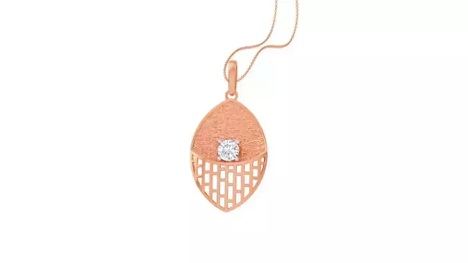 Wire Mesh Solitaire High Jewelry Pendant Earrings Set