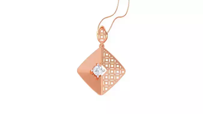 High Jewelry Pendant Earrings Set 3dm stl obj mtl gltf glb