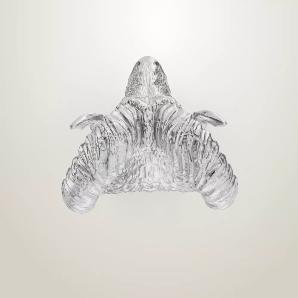 Ram head 3d ring 3D print model_4