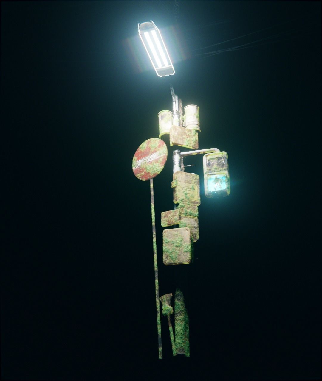 NIGHT Blender scene file 3D model_11