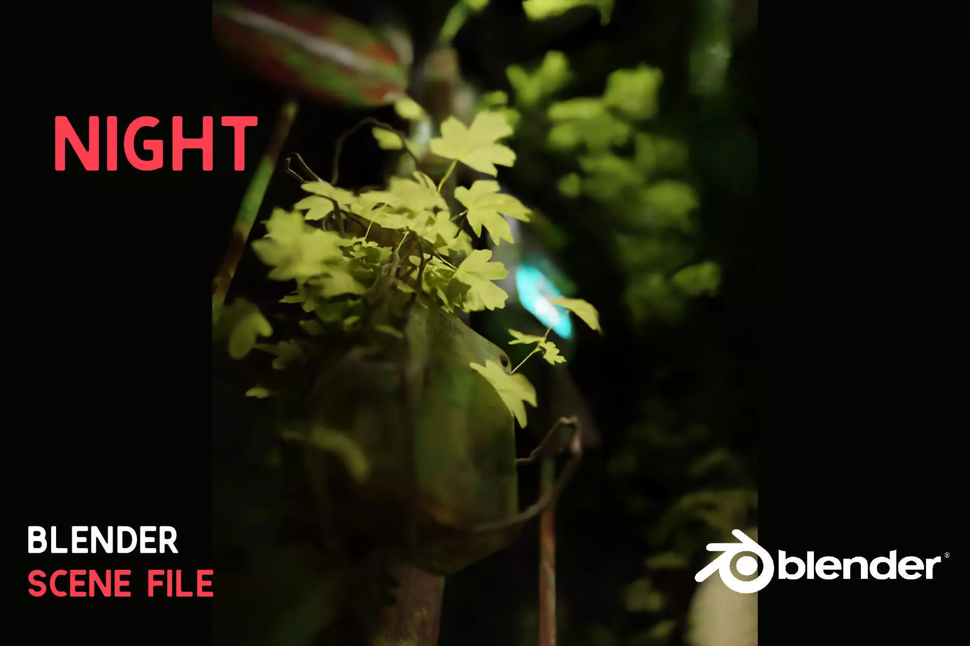 NIGHT Blender scene file 3D model_0