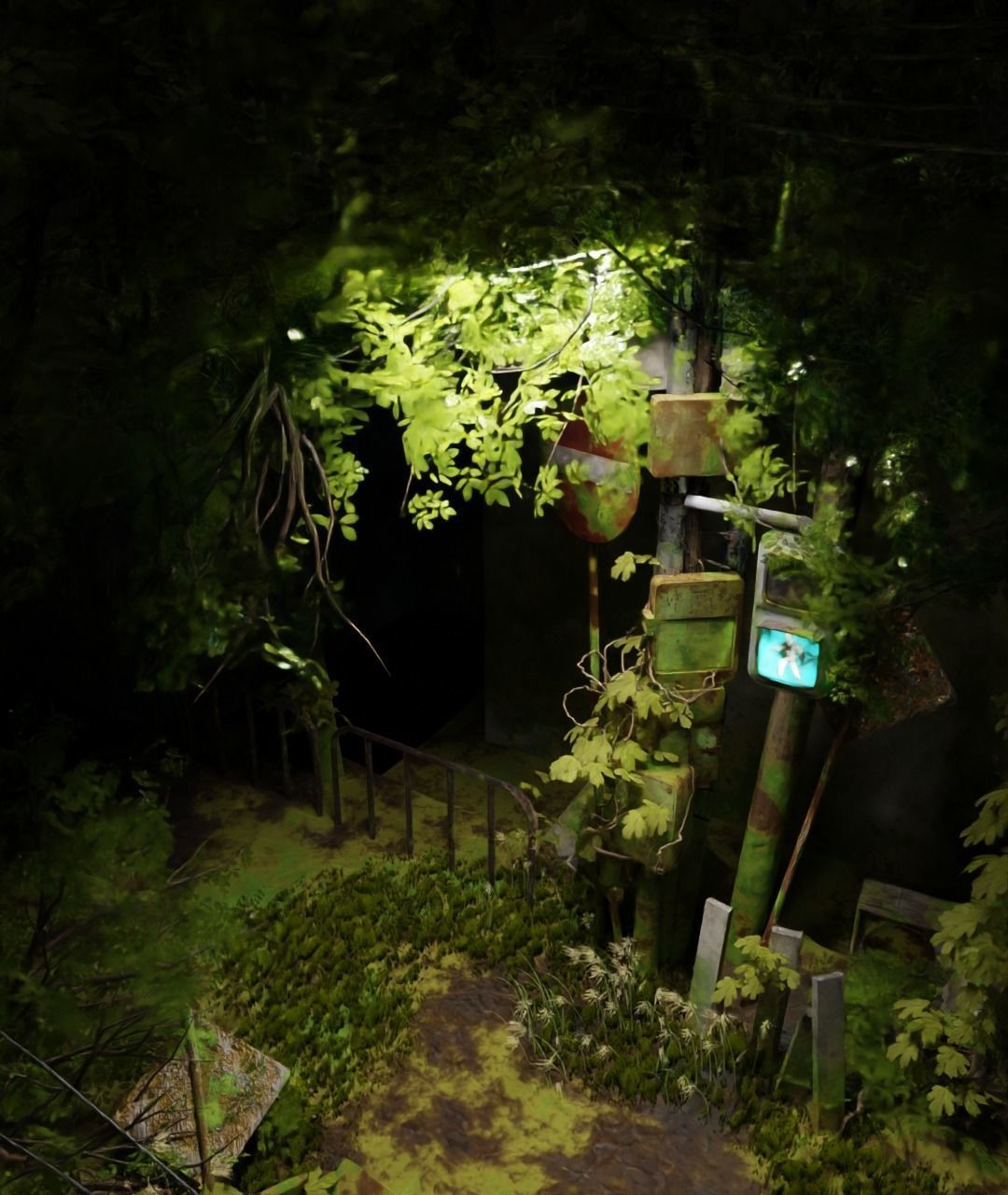 NIGHT Blender scene file 3D model_2