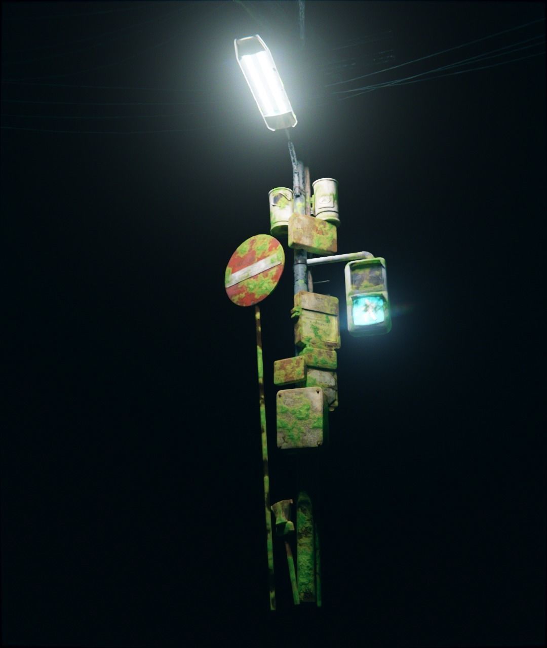 NIGHT Blender scene file 3D model_13