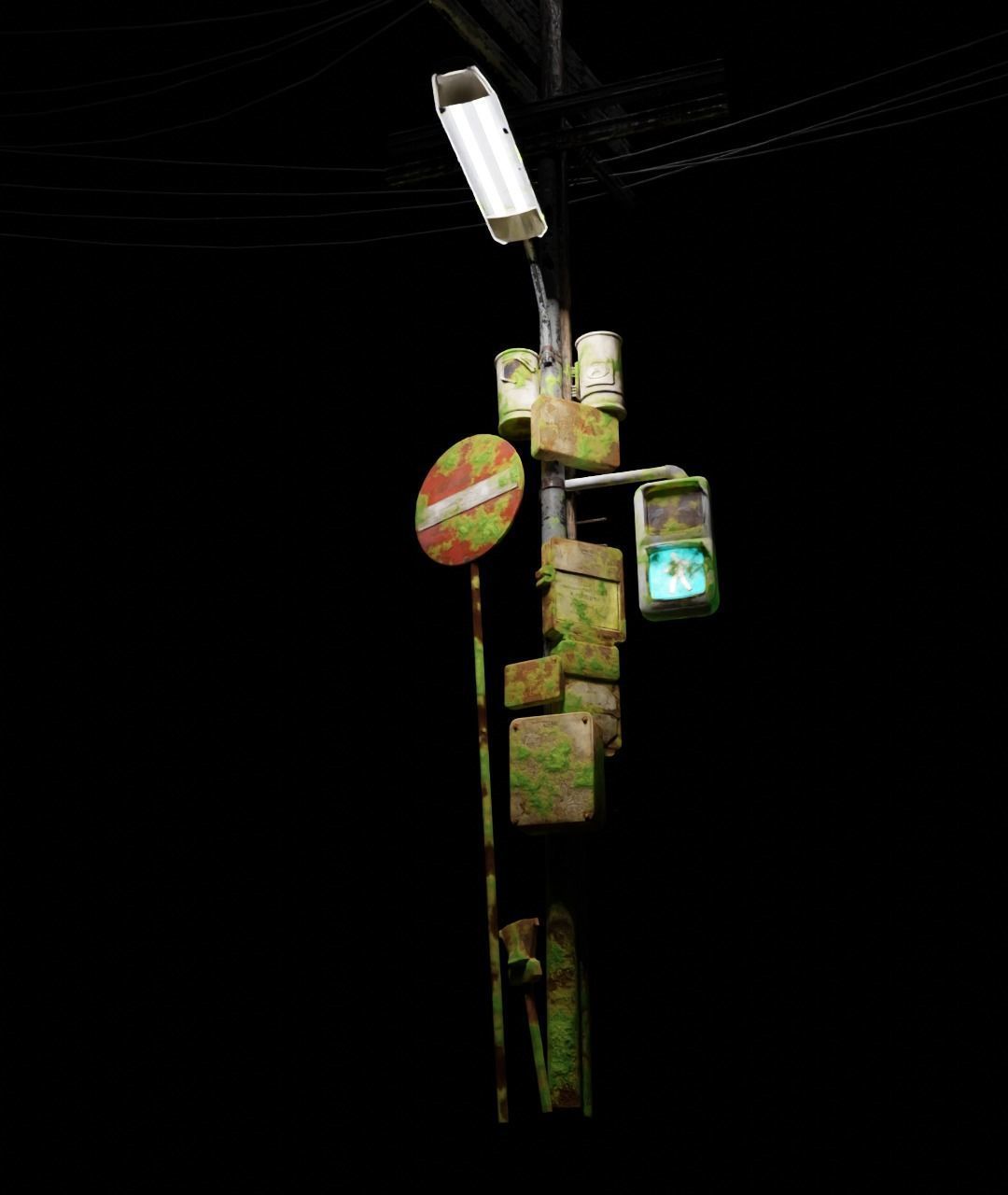 NIGHT Blender scene file 3D model_12