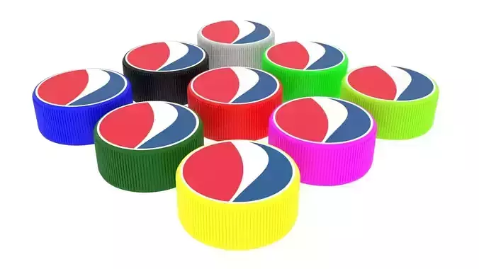 Pepsi Plastic Bottle Caps Set