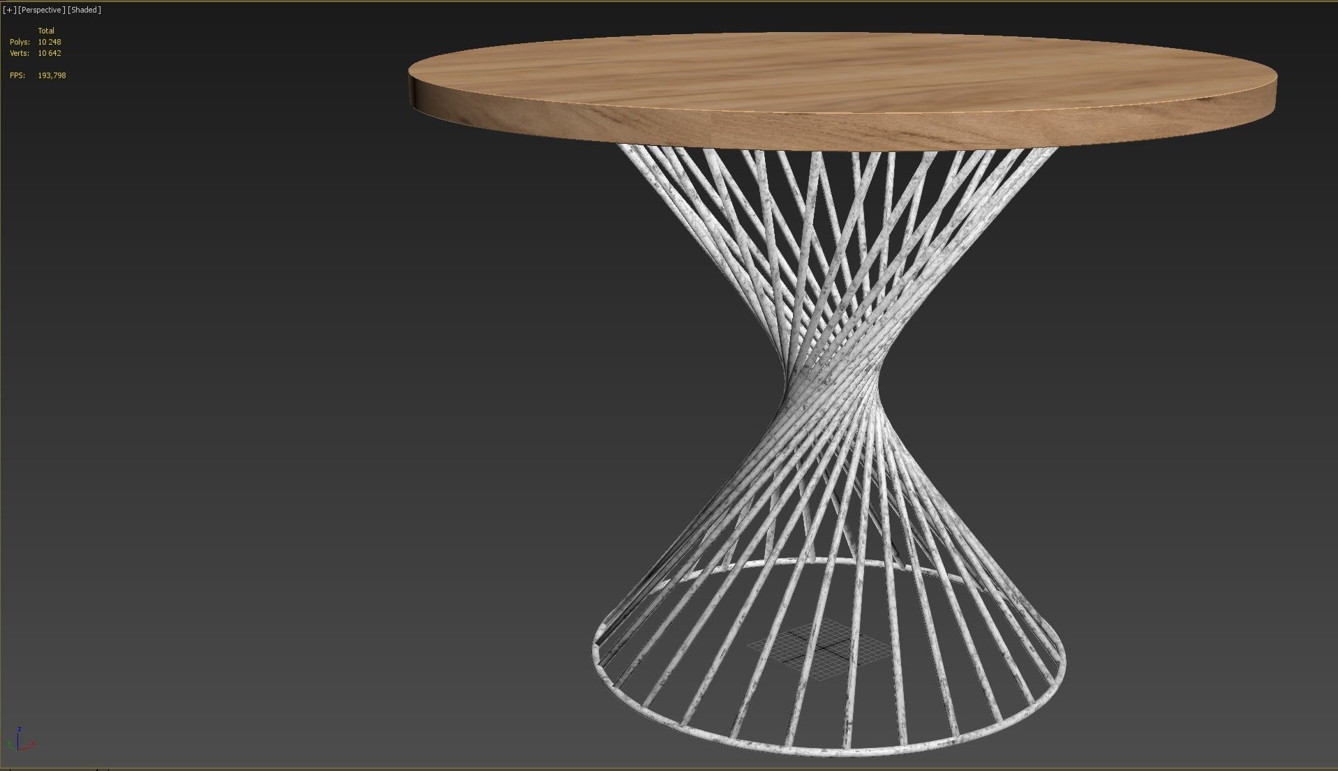Almeria table 3D model_7