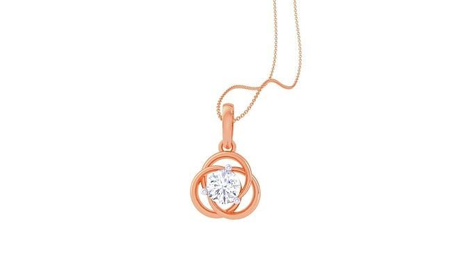 Light Solitaire Pendant Earrings Set 3dm stl obj mtl gltf glb 3D print model