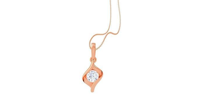 Light Solitaire Pendant Earrings Set 3dm stl obj mtl gltf glb 3D print model