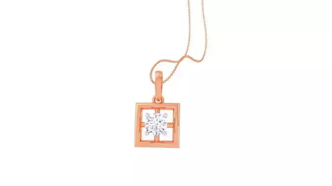 Light Solitaire Pendant Earrings Set 3dm stl obj mtl gltf glb