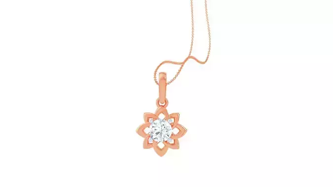 Light Solitaire Pendant Earrings Set 3dm stl obj mtl gltf glb