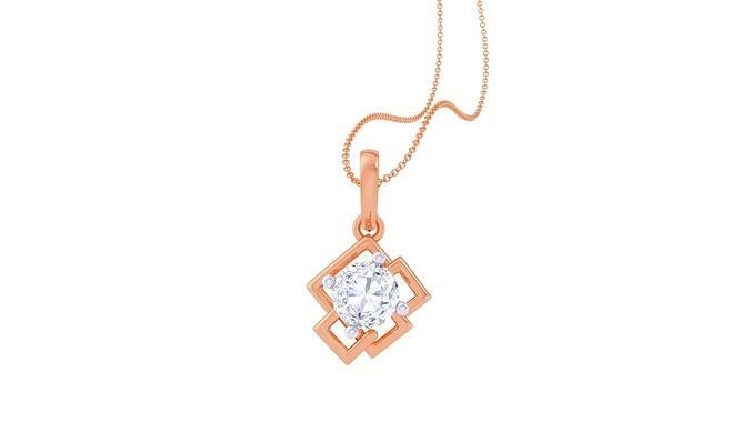 Light Solitaire Pendant Earrings Set 3dm stl obj mtl gltf glb 3D print model
