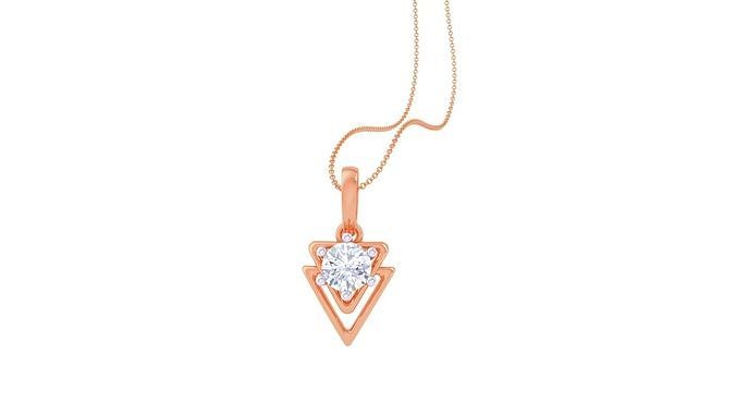 Light Solitaire Pendant Earrings Set 3dm stl obj mtl gltf glb 3D print model