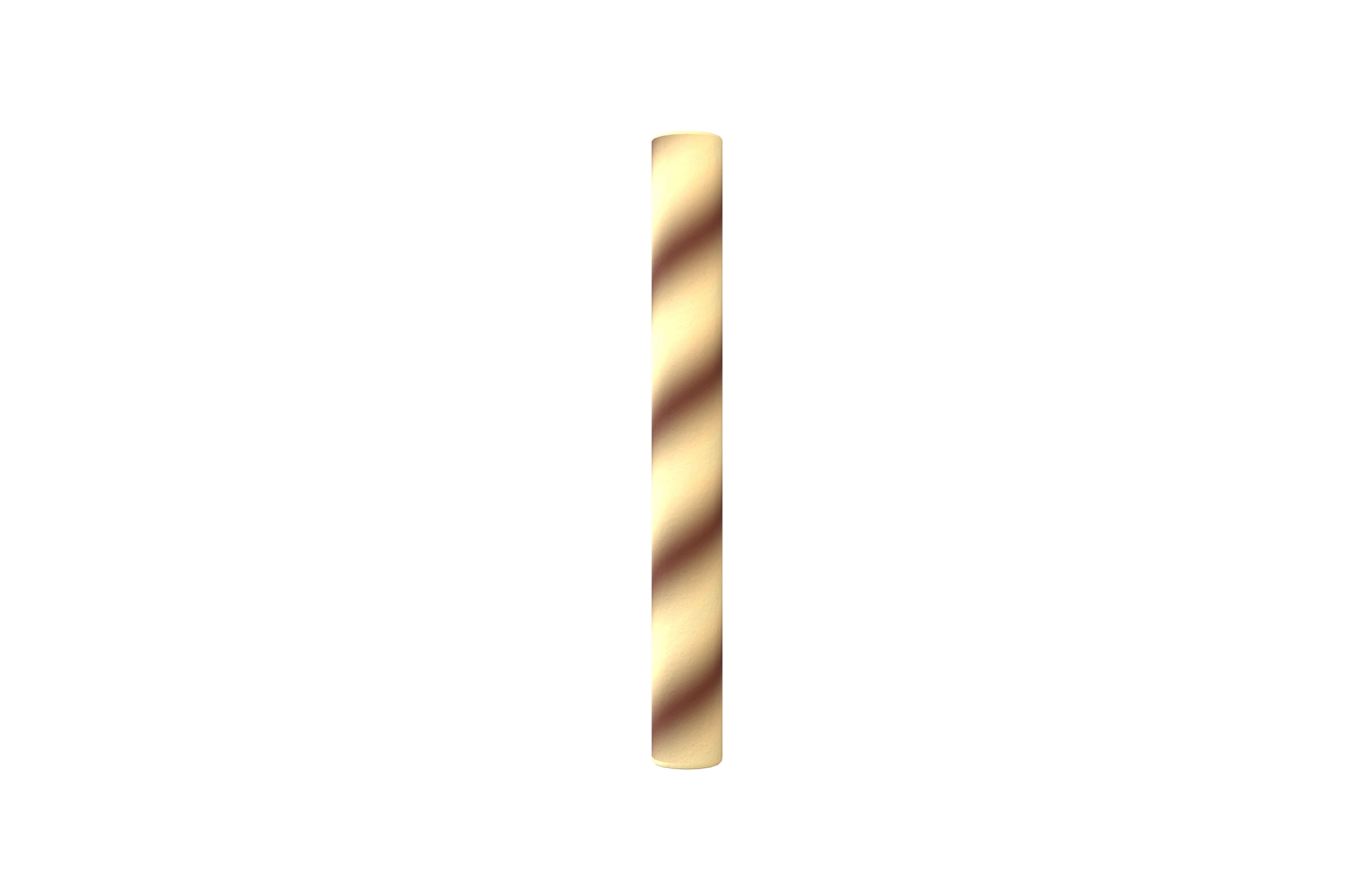Chocolate Cream Wafer Sticks V1 001 Low-poly 3D model_1