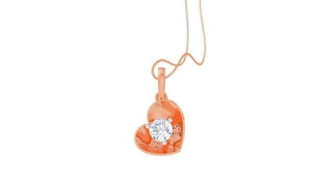 Light Solitaire Pendant Earrings Set 3dm stl obj mtl gltf glb 3D print model