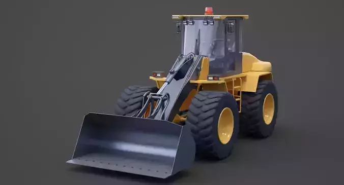 Industrial Vehicle - bulldozer 01