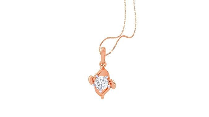 Light Solitaire Pendant Earrings Set 3dm stl obj mtl gltf glb 3D print model