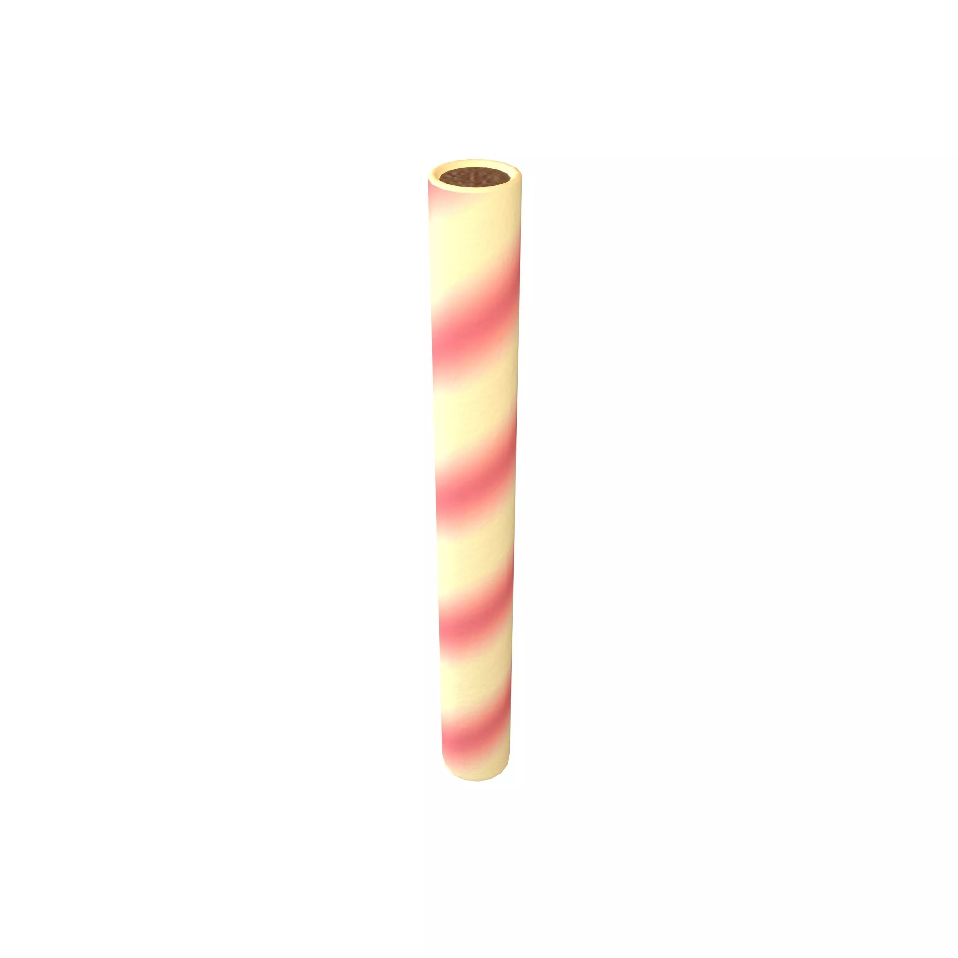 Chocolate Cream Wafer Sticks V1 003 Low-poly 3D model_0