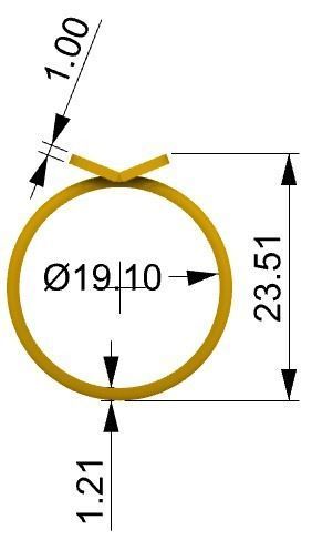 Anel Coracao A1024 3D print model_5