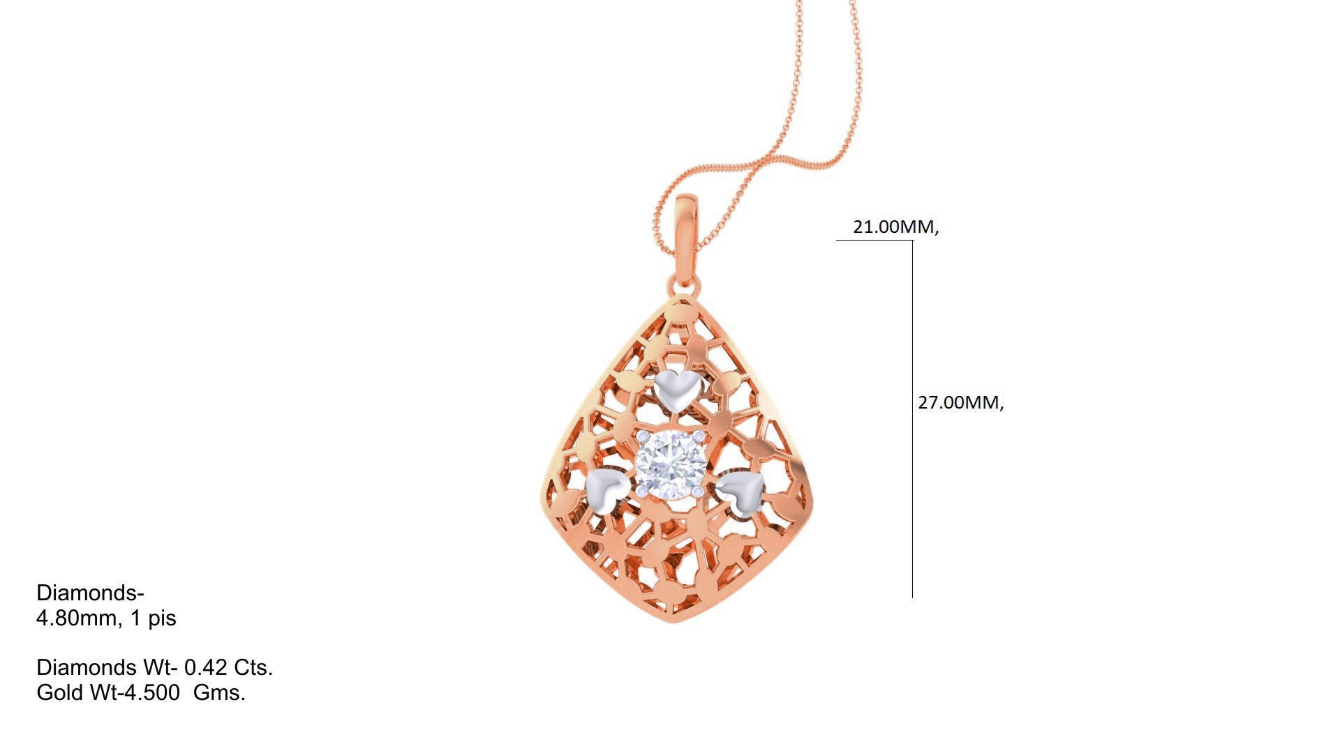 Wire Mesh Ultra Vision Solitaire Pendant Earrings Set 3dm stl 3D print model_16