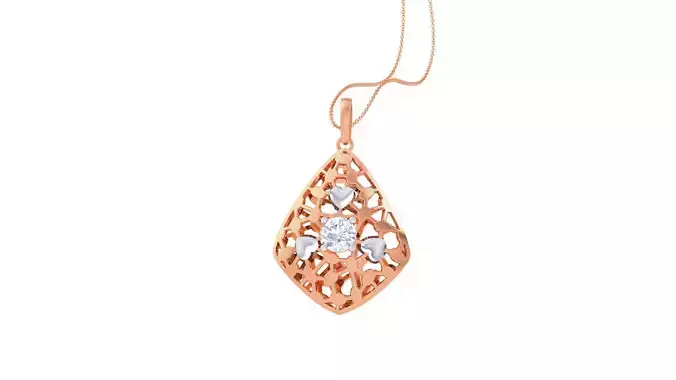 Wire Mesh Ultra Vision Solitaire Pendant Earrings Set 3dm stl 